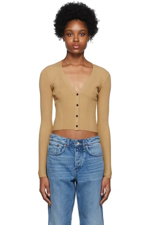 RAG&BONE Beige Rib Cardigan