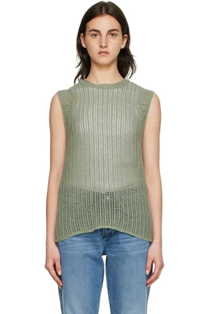 RAG&BONE Green Riley Tank Top