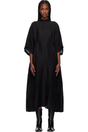 HENRIK VIBSKOV Linen Blend Very Turtle Midi Dress