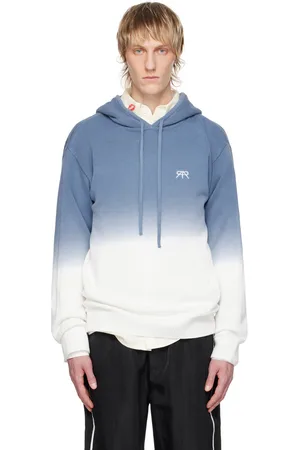 RTA Blue & White Gradient Hoodie