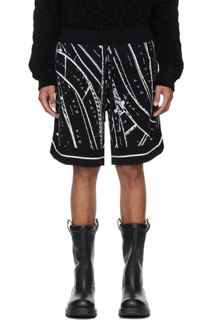 RTA Black Drawstring Shorts