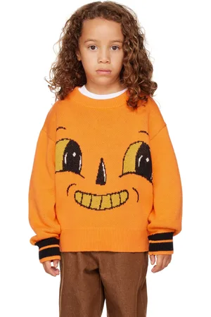 PAM PERKS AND MINI SSENSE Exclusive Kids Jack-O-Lantern Sweater