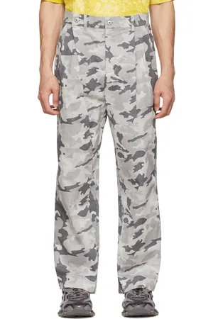 Feng Chen Wang Grey Cotton Trousers