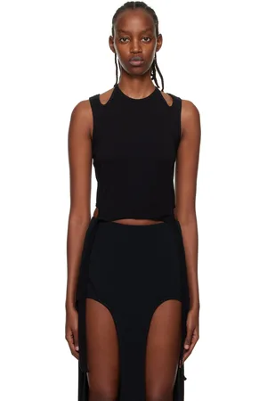 DION LEE Double Tie Tank Top