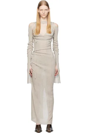 SRVC Gray Shifter Maxi Dress
