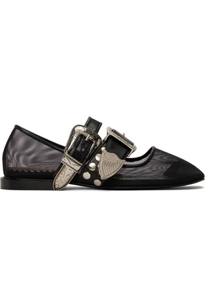 TOGA PULLA Metal Mesh Ballerina Flats