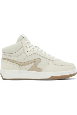 RAG&BONE White Retro Court Mid Sneakers