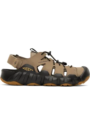 Keen Taupe Hyperport Fisherman Leather Sandals