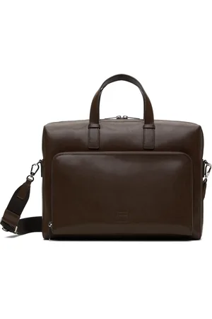 Paul Smith Brown Leather Folio Briefcase