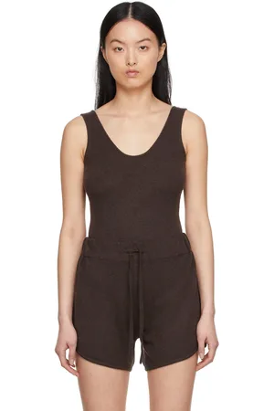 Lisa Yang SSENSE Exclusive Brown Leoni Bodysuit