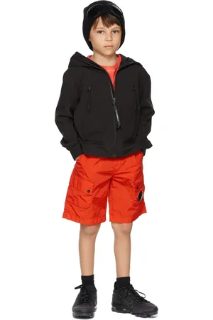 C.P. Company Kids Red Chrome-R Shorts