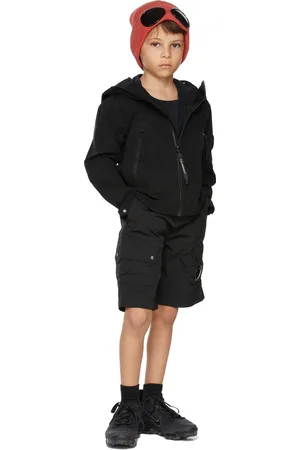 C.P. Company Kids Black Chrome-R Shorts