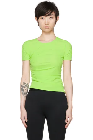 Helmut Lang Green Reversible T-Shirt