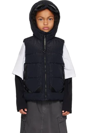 C.P. Company Kids Black U16 Saint-Peter Goggle Vest