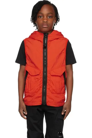 C.P. Company Kids Orange Cr-L Goggle Vest