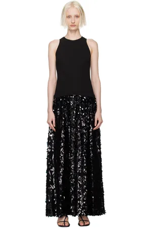 SIMON MILLER Memphis Crepe Sequin Maxi Dress