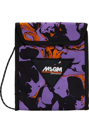 Msgm Purple Paint Bag