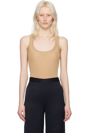 6397 Beige Skinny Tank Top
