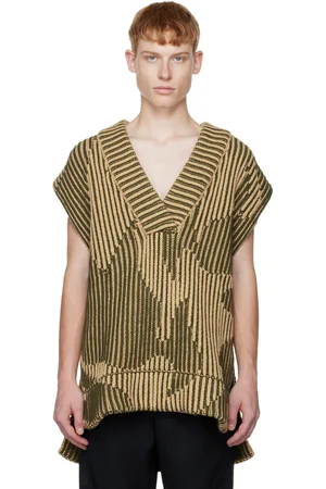Feng Chen Wang Jacquard Oversized V-Neck
