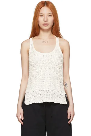3.1 Phillip Lim White Cotton Tank Top