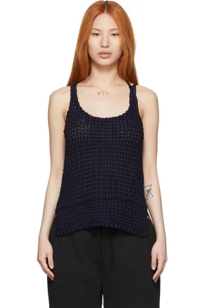 3.1 Phillip Lim Black Cotton Tank Top