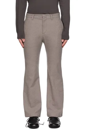 ATTACHMENT Gray Flared Trousers