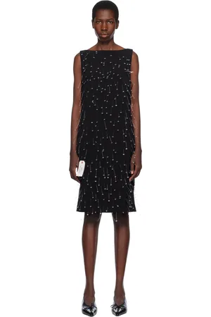 Moschino Black Shop Tag Midi Dress