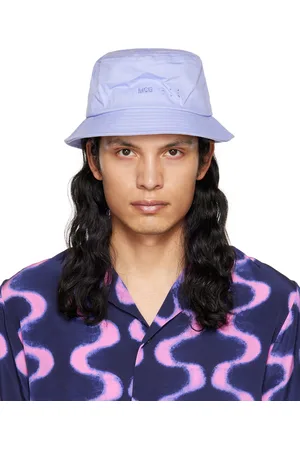 Alexander McQueen Blue IC0 Bucket Hat