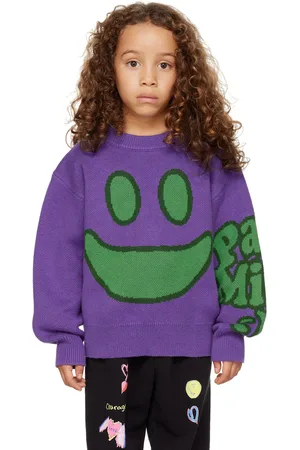 PAM PERKS AND MINI SSENSE Exclusive Kids Face Sweater