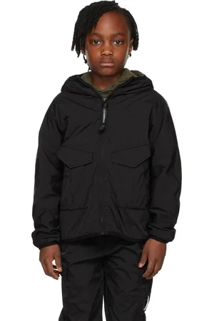 C.P. Company Kids Black Cr-L Goggle Jacket