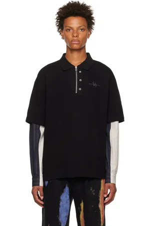Feng Chen Wang Paneled Polo