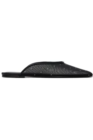 MAGDA BUTRYM Crystal Mesh Flat Mules