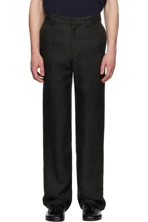 Givenchy Gray Monogram 72 Chino Matching Evening Trousers