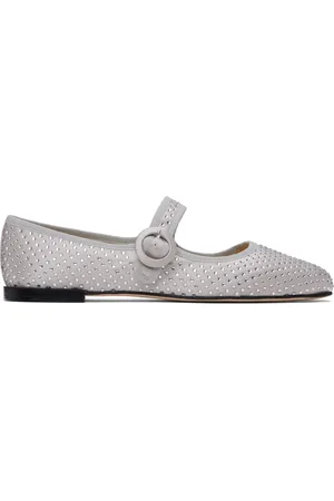 Repetto Gray Georgia Mary Jane Ballerina Flats