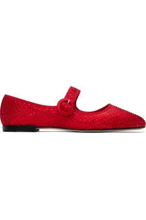 Repetto Red Georgia Mary Jane Ballerina Flats