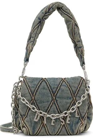 Diesel Blue Charm-D Small Shoulder Bag