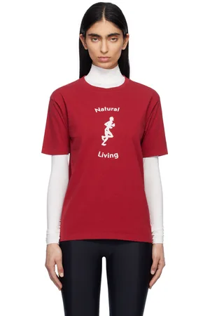 District Vision Red California Cotton T-shirt