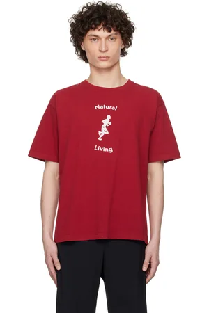 District Vision Red California Cotton T-shirt