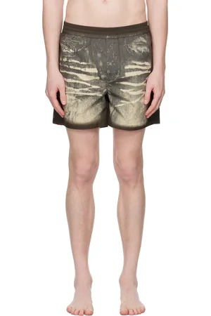 Diesel Brown Rio-41-Dnm Swim Shorts