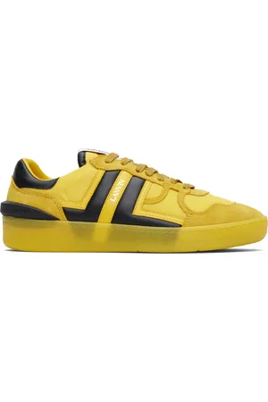 Lanvin Yellow Clay Mesh Sneakers
