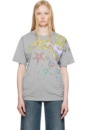 Diesel Gray T-Buxt-Q1 T-shirt