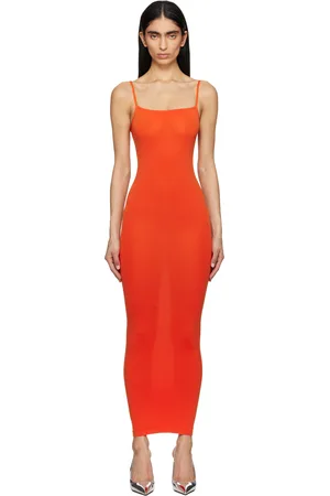 Wolford Red Strap Fatal Maxi Dress