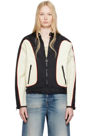 Diesel Off-White & Black J-Blink Jacket