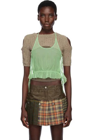 Andersson Bell & Green Cut-Out Combination Knit Sweater