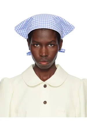 SANDY LIANG Blue & White Acute Bandana Headband