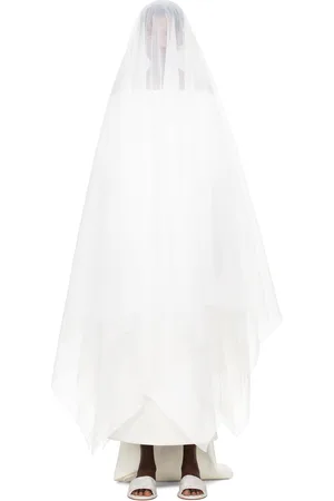 LII SSENSE Exclusive Bridal Capsule Cape Veil