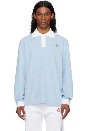 Casablanca Velour Stripe Polo