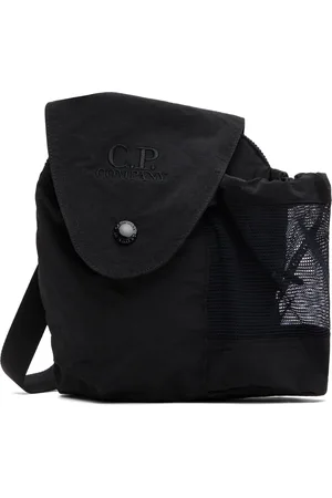 C.P. Company Black Plain Paper Touch Mini Bag