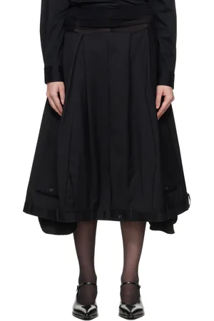 Hodakova Upsidedown Trouser Wide Midi Skirt