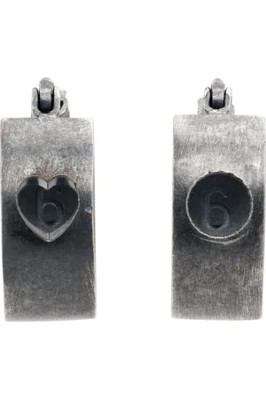 Maison Margiela Silver Industrial Earrings